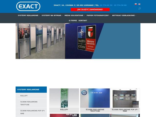 EXACT Company Systemy reklamowe