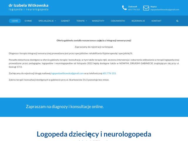 Logopeda Izabela Witkowska
